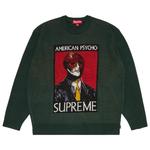 Свитер Supreme American Psycho, зеленый - фото