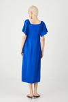 Платье с добавлением льна Medicine, синий - фото 3
