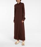 Платье миди из эластичного джерси Jil Sander, Medium Brown - фото 2