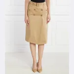 Юбка вараззе Marella, коричневый - фото