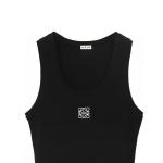 Топ женский Loewe без рукавов, черный - фото 5