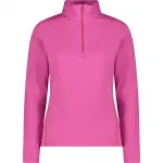 Флис CMP Stretch 38E1596 half zip, розовый - фото