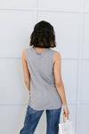 Топ All The Right Angles в цвете Heather Grey White Birch - фото 3