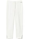 TWINSET Kids креповые брюки, белый - фото