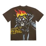 Футболка utopia 'brown' Travis Scott, коричневый - фото 2