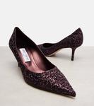 Блестящие туфли-лодочки Love 65 Jimmy Choo, Deep Merlot - фото 5