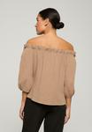 Блуза ONLY TILLA THYRA OFF SHOULDER NN, Brown - фото 2