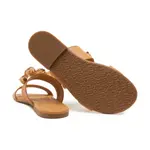 Кожаные тапочки Monyca See by Chloé, коричневый - фото 4