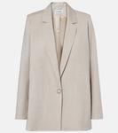 Шерстяной блейзер Loewe, Light Beige Melange - фото