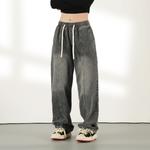 Джинсы Unisex TALKING TOM, Голубые (Стиль Пэчворк) - фото 8