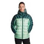 Женский пуховик Trangoworld, цвет green/dark green/charcoal grey - фото 3
