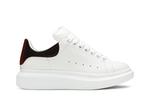 Кроссовки Alexander McQueen Oversized Sneaker White Lust Red, белый - фото