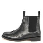 Кожаные ботинки челси Ludlow с рантом Frank James, черный - фото 3