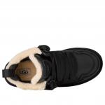 Угги (WMNS) UGG Lowmel Leather 'Black' - фото 4