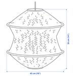 Абажур подвесной лампы IKEA, 45 см - фото 4