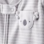 Детское одеяло-комбинезон с длинными рукавами Carter'S, Grey - фото 2