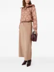 Стеганая куртка с капюшоном Weekend Max Mara, розовый - фото 2