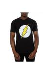 Футболка с потертым логотипом Flash DC Comics, черный - фото 3
