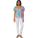 Топ Lilly Pulitzer Kay Top, цвет Multi A Cherry On Top - фото 3