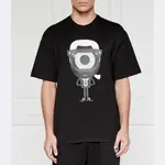 Футболка свободного кроя Karl Lagerfeld, черный - фото