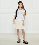 Футболка детская Guess свободного кроя декорированная, белый - фото 2