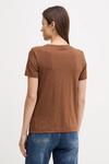 Футболка Sisley, коричневый - фото 3