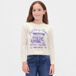 Детская футболка GAP, белый - фото 4