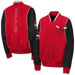 Ветровка Chicago Bulls Youth red/black two-pointer на молнии Outerstuff - фото