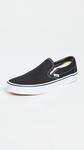 Vans женские UA Classic Slip-On кроссовки, Black/White - фото 2