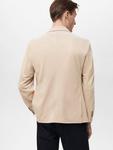 Блейзер Verner из смесового хлопка Mango, Light Beige - фото 4