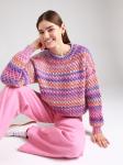 Тонкий вязаный свитер Noella Sweater Gio, розовый - фото 2