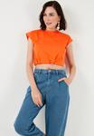 Футболка с принтом REGULAR FIT LELA, оранжевый - фото 2