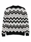 Кардиган с узором зигзаг Missoni Kids, черный - фото 2