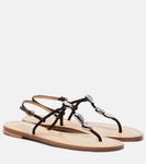 Найроби замшевые сандалии Amanu, коричневый - фото