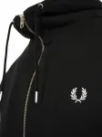 Худи на молнии Fred Perry, черный - фото 3