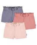 Вязаные шорты без шнурков для маленьких девочек, 3 шт Gerber, синий - фото