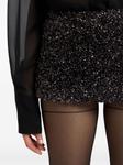 Мини-юбка GCDS Metallic, черный - фото 4