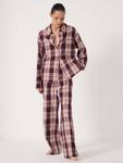 Комплект пижамы с пуговицами HUSH, Burgundy Red - фото 3