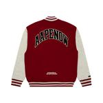 By *A Bathing APE Logo Baseball Jacket Aape, красный - фото 5