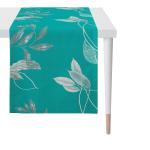 Настольный бегун Ambiente, 48x140 см, бирюзовый - фото