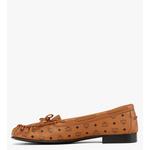 Мокасины с монограммой из кожи ягненка Mcm, Cognac - фото 2