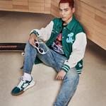 Бейсбольная куртка унисекс Starter, коричневый - фото 9