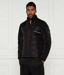 Куртка мужская Boss Green комбинированная с воротником-стойкой, черный - фото