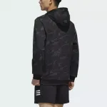 Adidas ESSENTIALS Свитшот Мужской Черный/Белый - фото 5