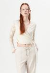 Блуза CEY WRAP VILA, кремовый - фото 4