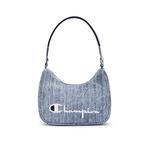 Champion Тканевая наплечная сумка small women's denim blue - фото 5
