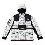 Куртка x the north face steep tech apogee jacket 'white black' Supreme, белый - фото