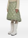 Jil Sander стеганая юбка Down, зеленый - фото 3
