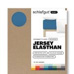 Пружинный лист джерси с эластаном Schlafgut, синий - фото 2