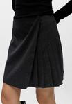 Юбка Object Denim skirt, Dark Grey Melange/Mottled Dark Grey - фото 4